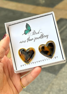 LEO HEART EARRINGS