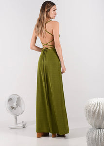 VICTORIA DRESS OLIVE ARPYES