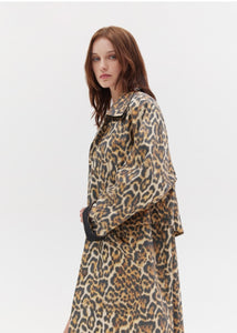 MATHIEW PRINTED TRENCH COAT (ANIMAL) SUNSETGO