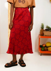HIBISCUS SKIRT RED ARPYES