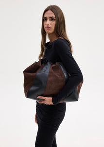 ALYSSA TOTE BAG BROWN/BLACK SUNSETGO