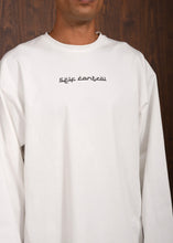 Load image into Gallery viewer, SELF CONTROL LONG SLEEVE T-SHIRT WHITE
