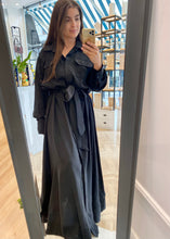 Load image into Gallery viewer, ELSA DRESS BLACK PALOMAS Y MARGARITAS
