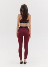 Load image into Gallery viewer, MIHA LEGGINGS (BURGUNDY) SUNSETGO
