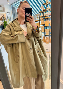 "ANNA" Coat Khaki PALOMAS Y MARGARITAS