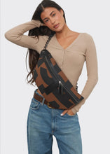 Load image into Gallery viewer, Body Bag EA Logo Brown Elena Athanasiou
