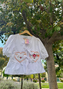 “PEPITA" Shirt PALOMAS Y MARGARITAS