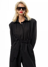 Load image into Gallery viewer, BRUNA JUMPSUIT BLACK A PIECE OF ME
