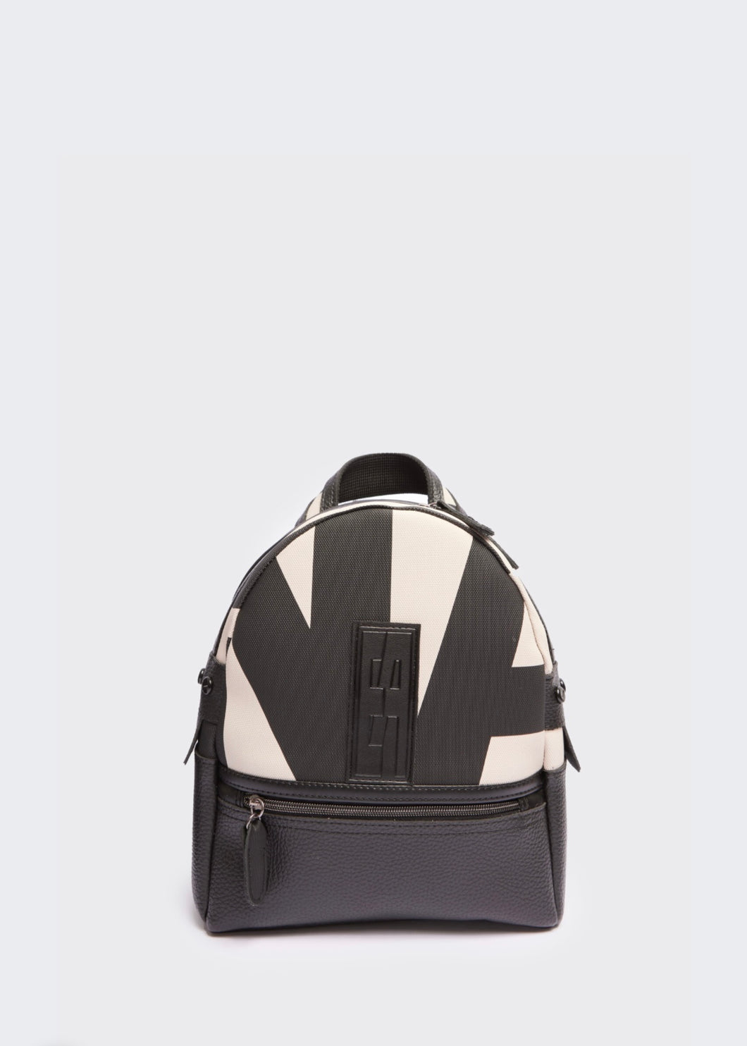 Backpack Small EA Logo Beige Elena Athanasiou