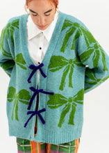 Load image into Gallery viewer, ALL GREEN BOWS CARDIGAN KLELIA ANDRALI
