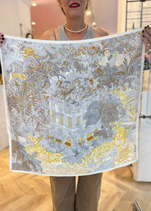 YELLOW JUNGLE SCARF PALOMAS Y MARGARITAS