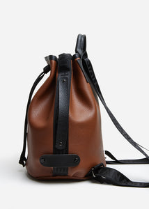 In The Name S. Backpack Brown Elena Athanasiou