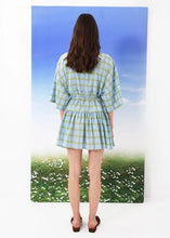 Load image into Gallery viewer, LOQUAT SHIRT-DRESS LIGHT BLUE ARPYES
