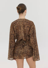 Load image into Gallery viewer, SOLENE PRINTED DRESS ANIMAL SUNSETGO
