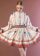 Load image into Gallery viewer, MARGOT SHORT DRESS BEIGE BEEME

