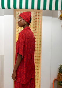 HIBISCUS SHIRT RED ARPYES