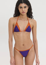 Load image into Gallery viewer, AZALEA BIKINI SHINY PURPLE/TERRACOTTA SUNSETGO

