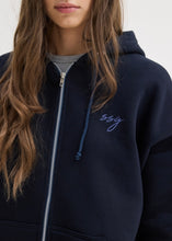 Φόρτωση εικόνας στο εργαλείο προβολής Συλλογής, LIZI ZIP HOODIE DARK BLUE SUNSETGO
