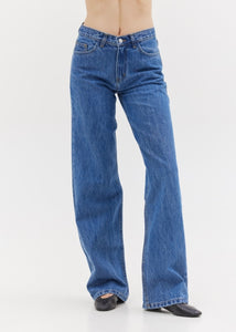 LILY STRAIGHT JEANS (BLUE) SUNSETGO