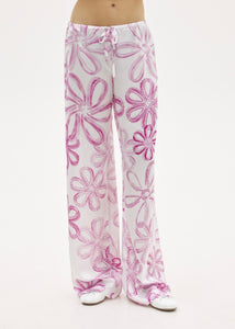 ZINA PRINTED PANTS (BLOSSOM) SUNSETGO