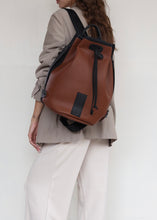 Load image into Gallery viewer, In The Name S. Backpack Brown Elena Athanasiou
