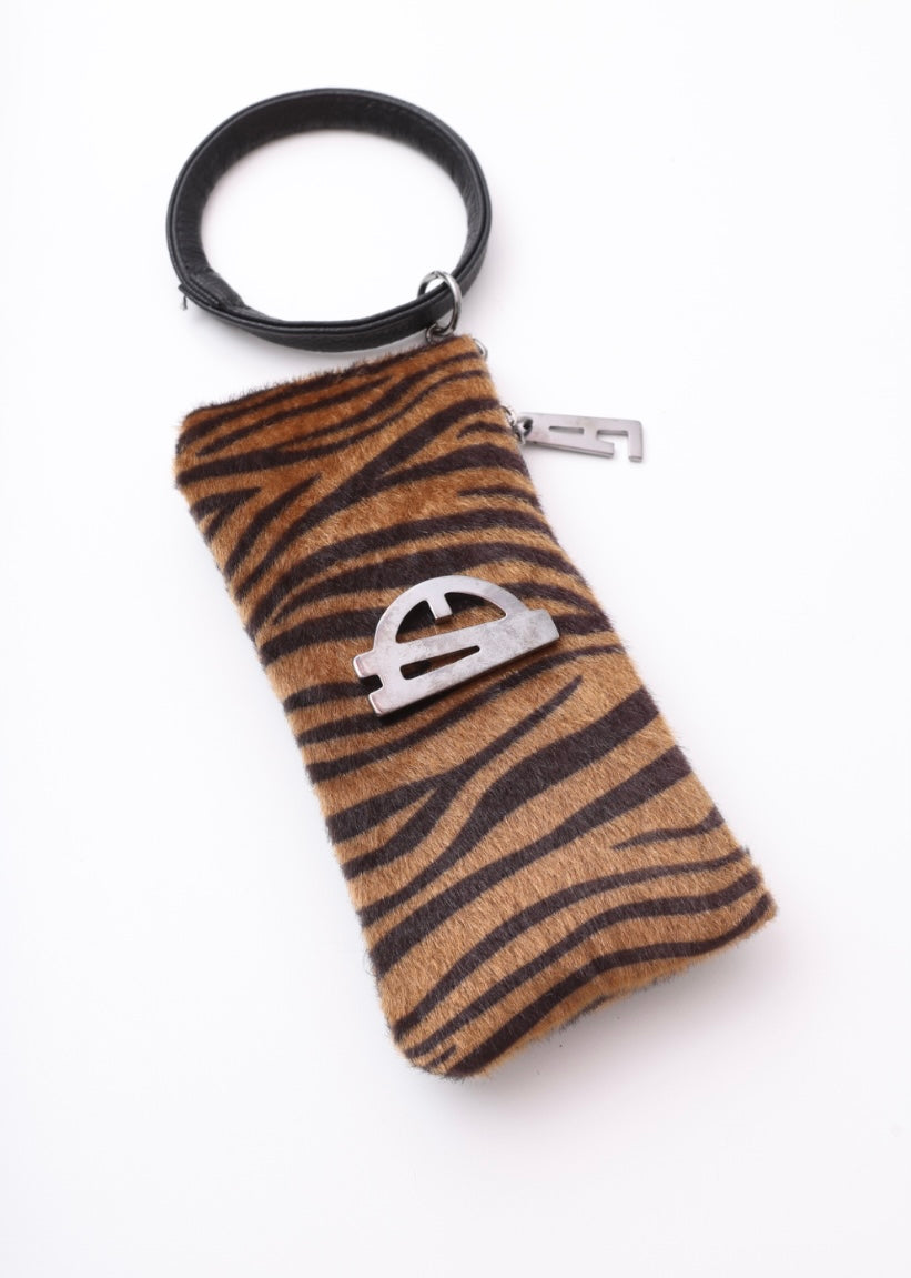 Bracelet Phone Wallet Zebra Brown Elena Athanasiou