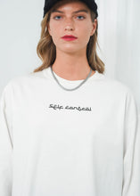 Load image into Gallery viewer, SELF CONTROL LONG SLEEVE T-SHIRT WHITE
