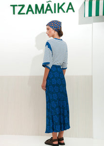 HIBISCUS SKIRT BLUE ARPYES
