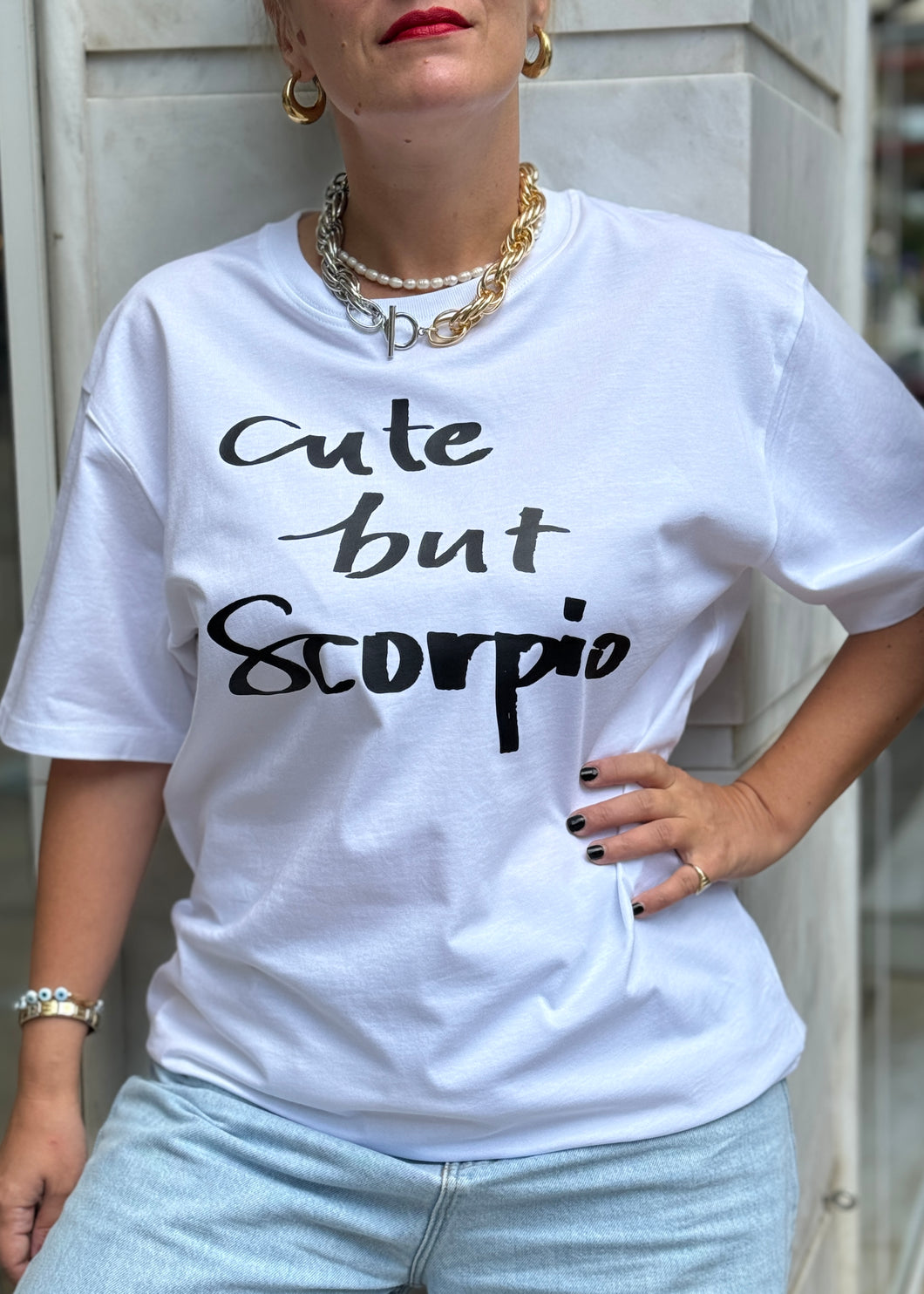 T-SHIRT SCORPIO WHITE MILKWHITE