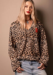 LILIANA (LEOPARD) blouse BEEME