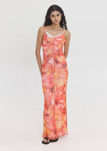 Load image into Gallery viewer, VENUS MAXI DRESS EL SOL FLORAL SUNSETGO
