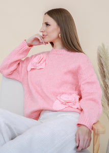 ROSES SWEATER (Pink) TOUCHE