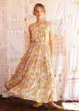 Load image into Gallery viewer, HARMONICA DRESS (YELLOW) MADAME SHOUSHOU
