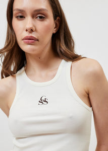 SIENNA TANK TOP WHITE SUNSETGO