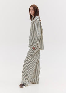 AGNES PANTS (B&W STRIPES) SUNSETGO