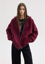 Φόρτωση εικόνας στο εργαλείο προβολής Συλλογής, LIZI ZIP HOODIE AUBERGINE SUNSETGO
