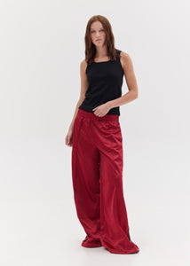 MELANIE TRACK PANTS (BURGUNDY) SUNSETGO