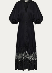 NOSCO DRESS (EMBROIDERED BUTTONED) NIDODILEDA