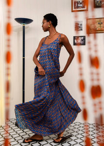CHILL ISLAND FRILLED DRESS BLUE ARPYES
