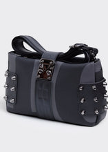 Load image into Gallery viewer, City Lady Ea Logo Clutch bag Γκρι Elena Athanasiou
