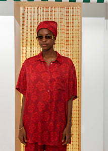 HIBISCUS SHIRT RED ARPYES
