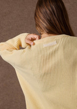 Load image into Gallery viewer, ‘KAIA’ ΠΛΕΚΤΗ ΜΠΛΟΥΖΑ (PASTEL YELLOW) MAMOUSH
