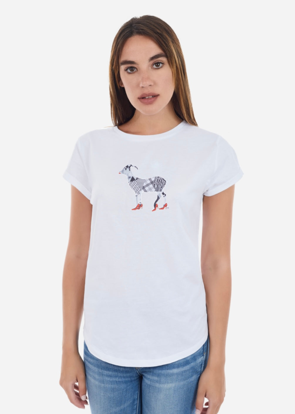 Rolled Sleeves T-Shirt THE MOTLEY GOAT