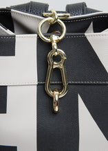 Load image into Gallery viewer, Hype Black N’ Metal Backpack EA Logo Gold Elena Athanasiou
