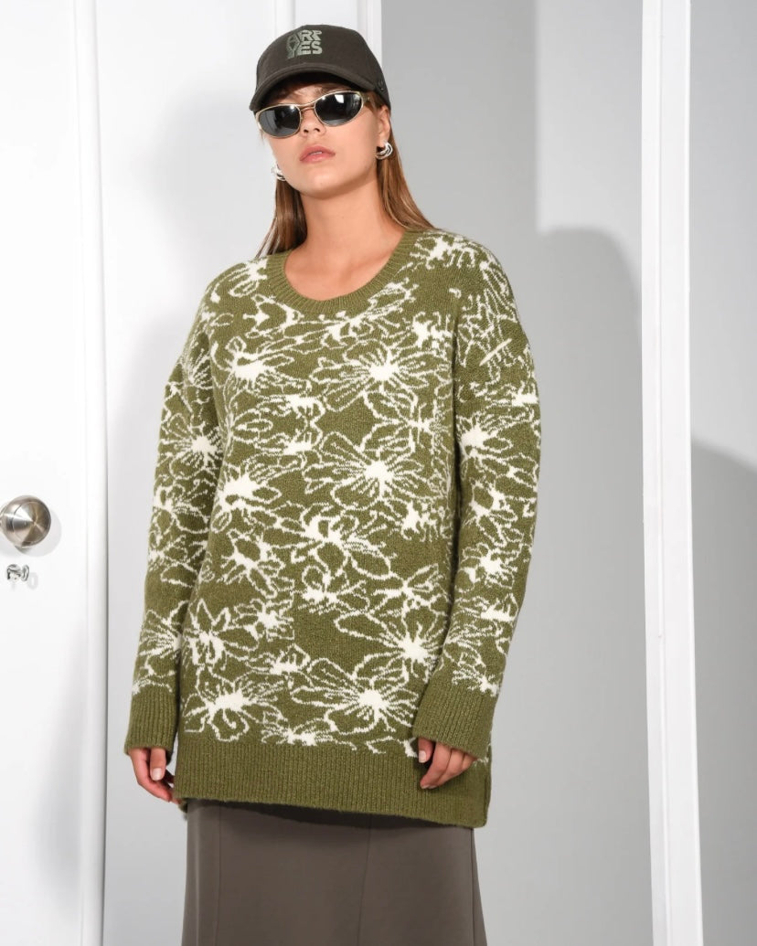 BLOOM JUMPER KHAKI ARPYES