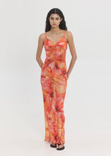 Load image into Gallery viewer, VENUS MAXI DRESS EL SOL FLORAL SUNSETGO

