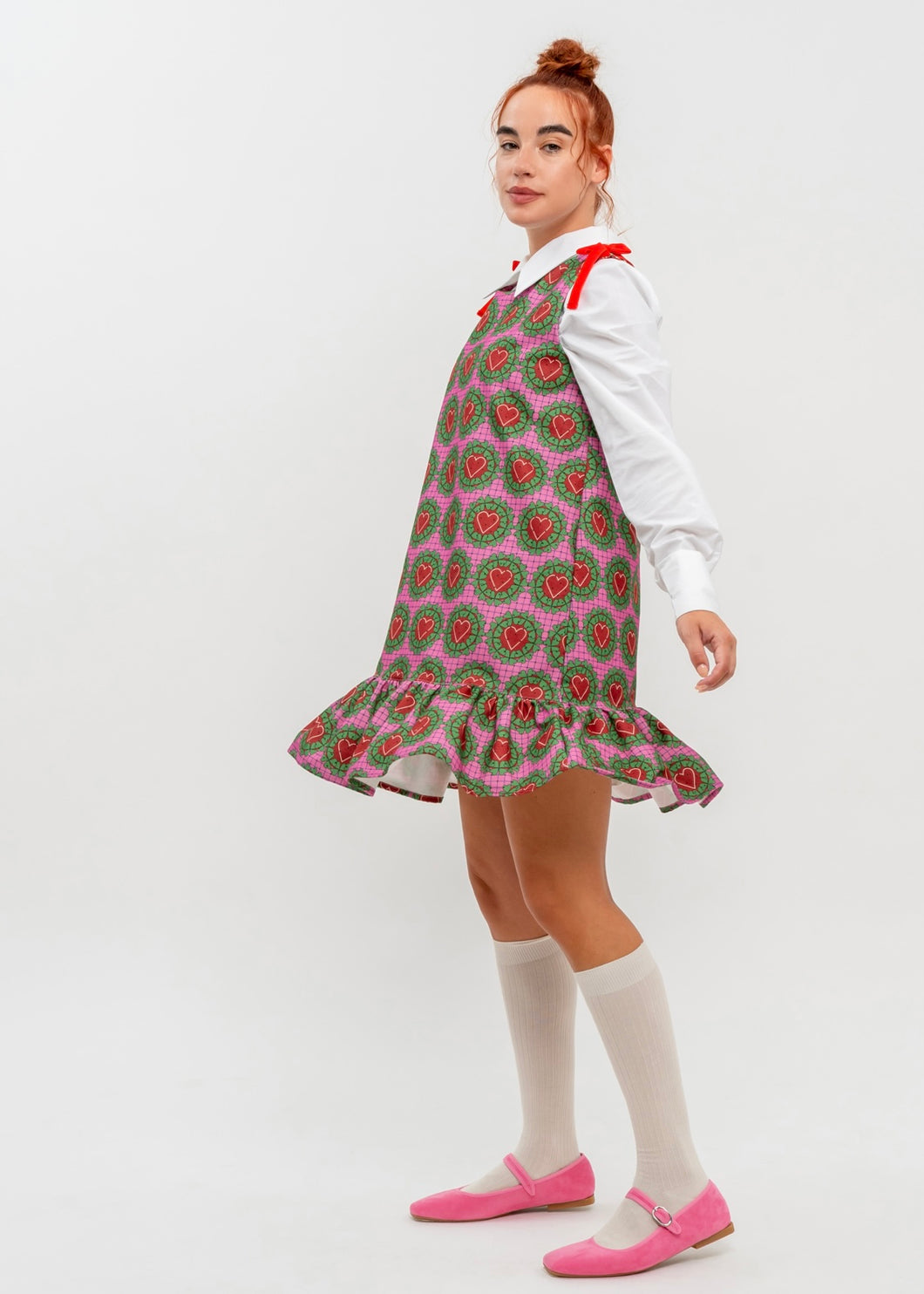 MINI PINK HEART DRESS KLELIA ANDRALI