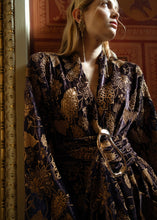 Load image into Gallery viewer, ACT KIMONO (BLAZER CROCHET VELVET BELTED)
