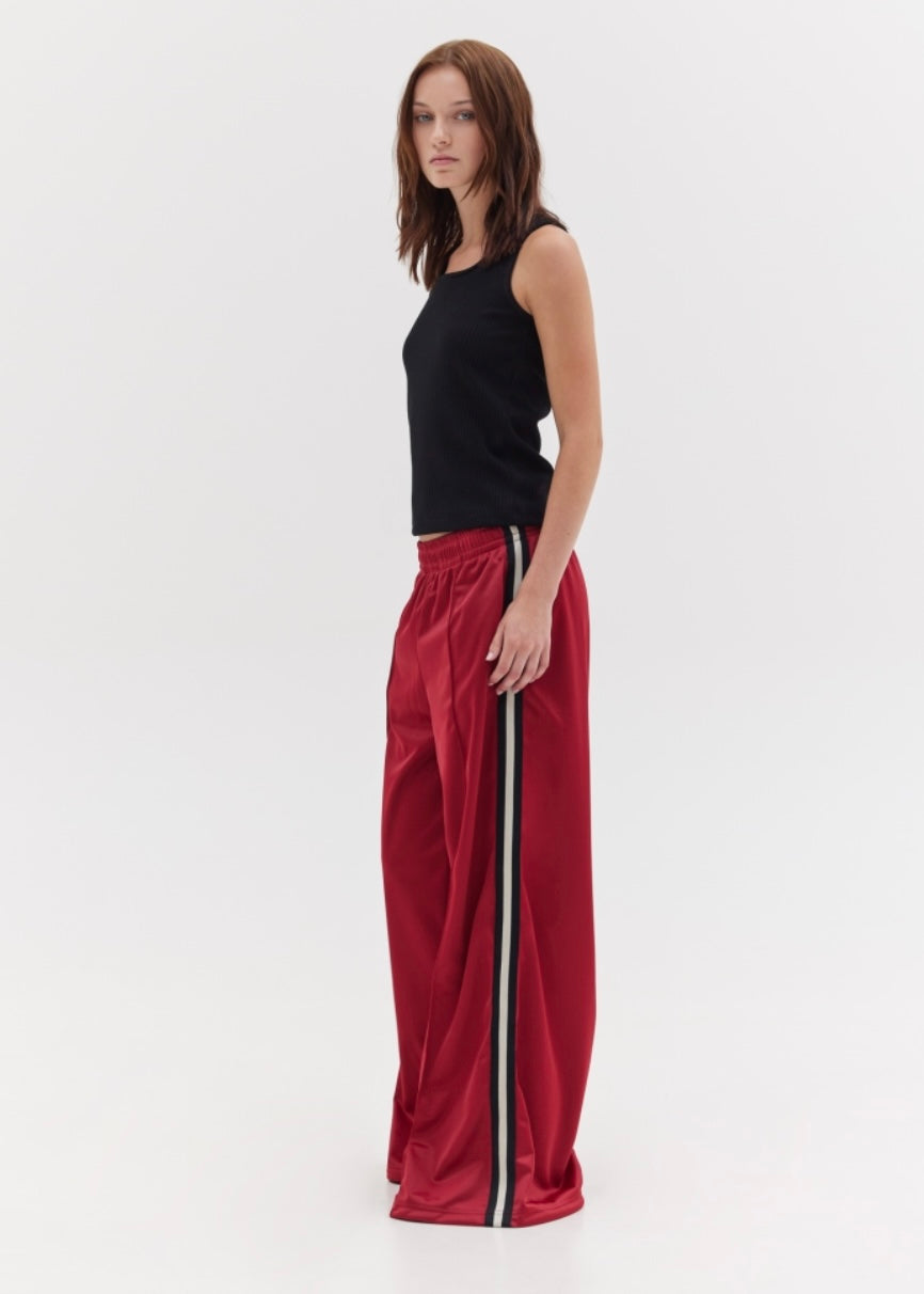 MELANIE TRACK PANTS (BURGUNDY) SUNSETGO