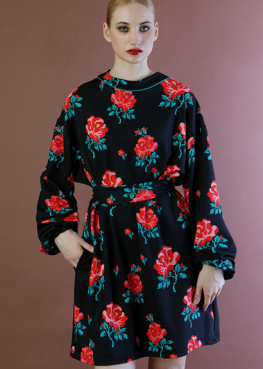 MIRELLA SHORT DRESS BLACK BEEME